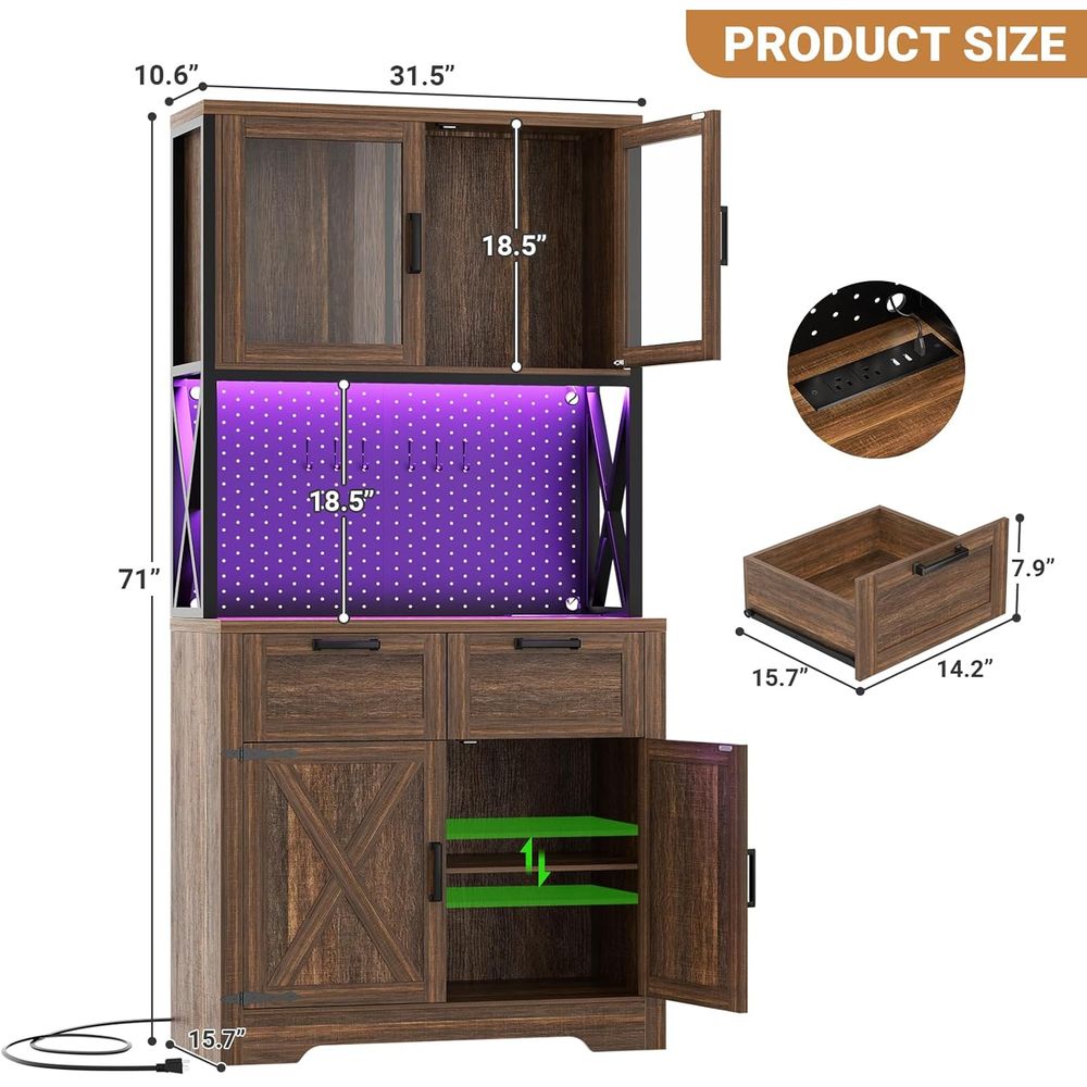 71 inç LED Işıklı ve Prizli Mu - Kitchen incelemesi ve fiyatı