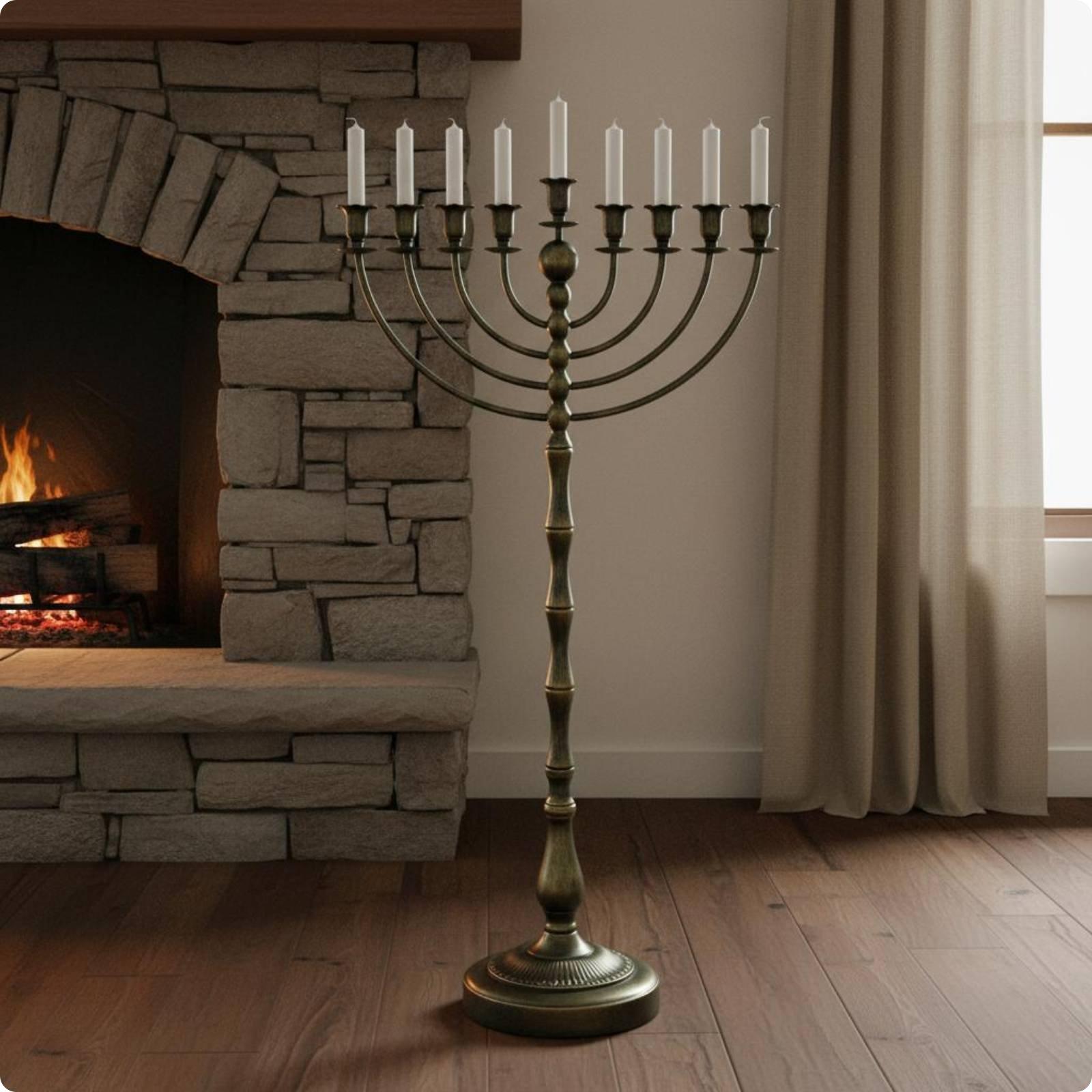 Antik Bronz Menora Standı Meta - Home Decor incelemesi ve fiyatı